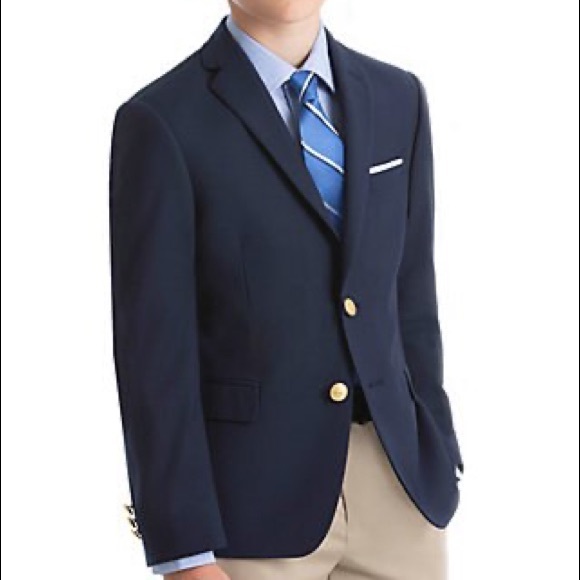 chaps navy blue blazer